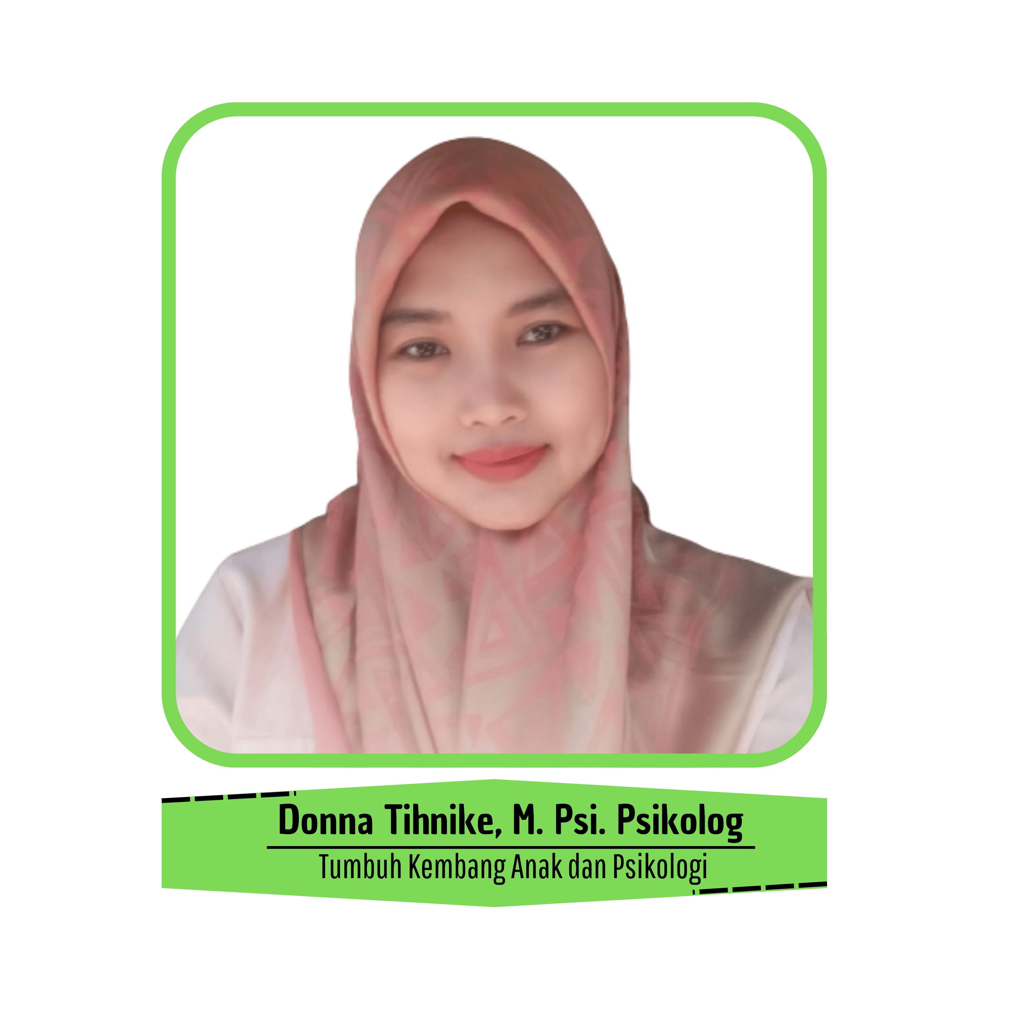 Foto dokter Donna Tihnike, M. Psi. Psikolog