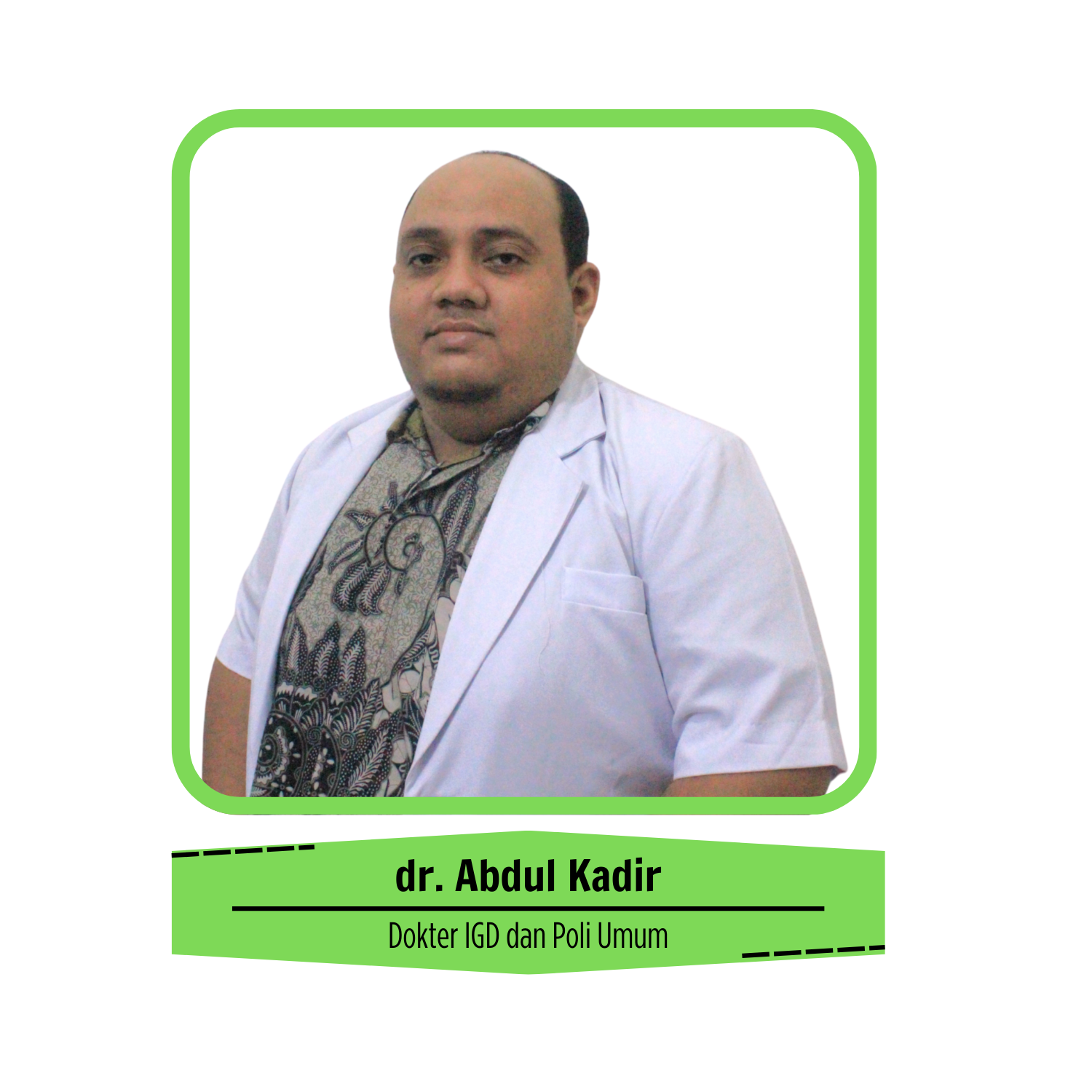 Foto dokter dr. Abdul kadir