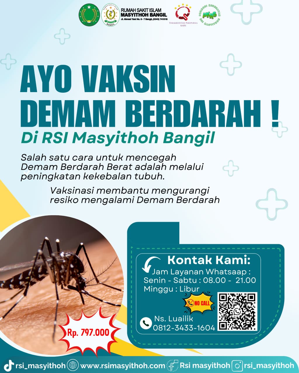 Demam Berdarah Sudah Ada Vaksinnya